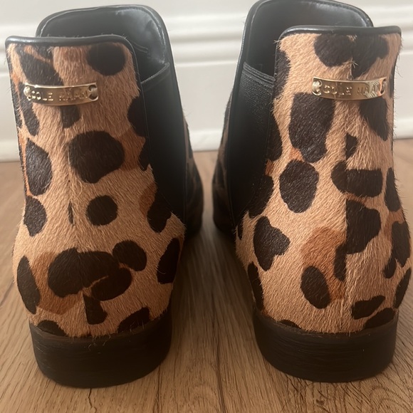 Cole Haan animal print booties - Picture 3 of 7